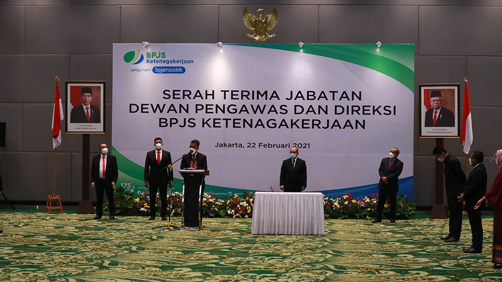 Serah Terima Jabatan Dewan Pengawas dan Direksi BPJS Ketenagakerjaan, DJSN Ucapkan Selamat Bertugas